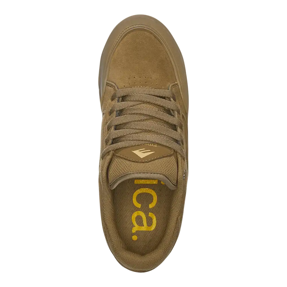 emerica-heritic-skateschuh-braun-gum-mit-tpr-zehenkappe-und-cupsole image 2