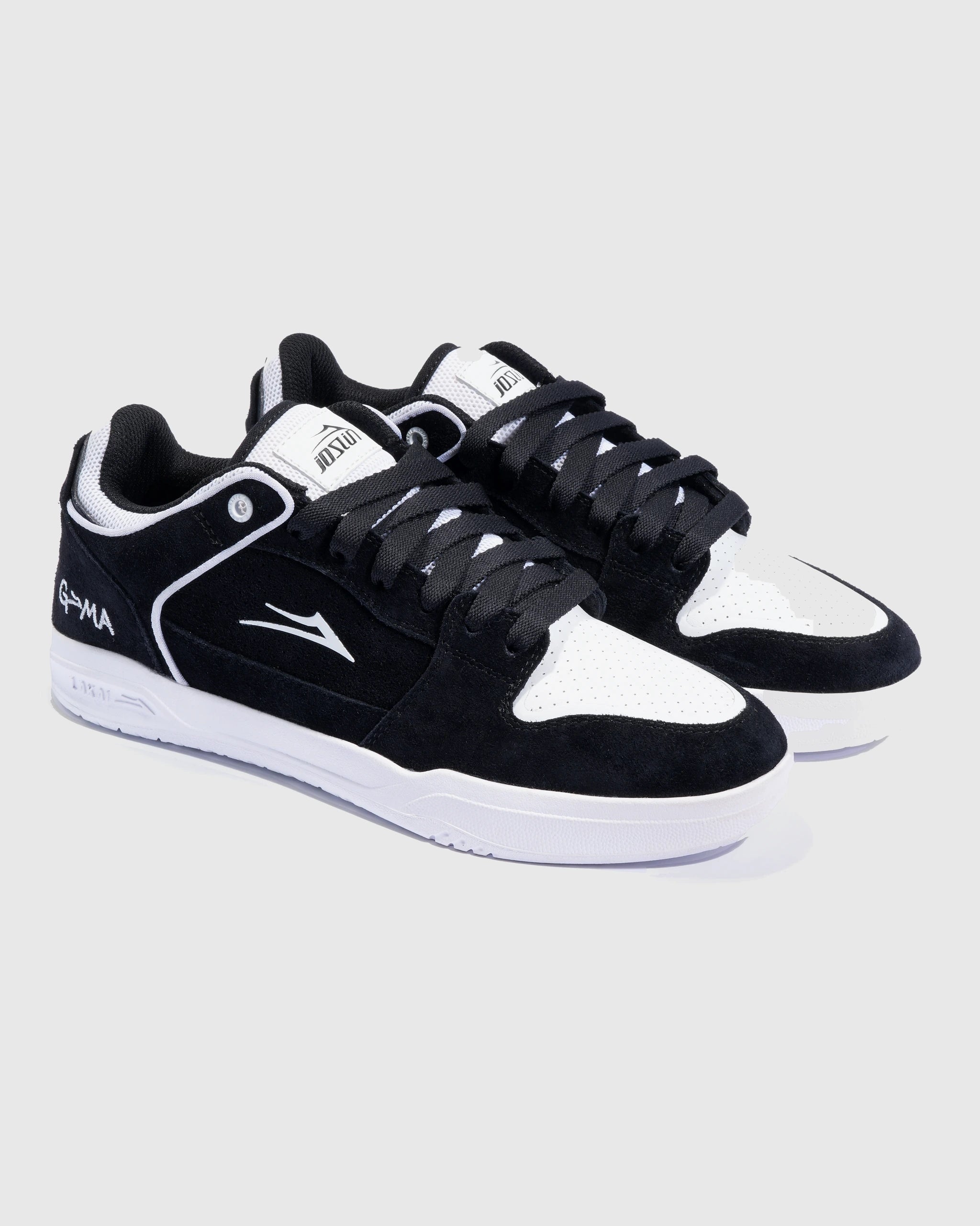 lakai-telford-low-chris-joslin-black-white-skate-schuh image 2