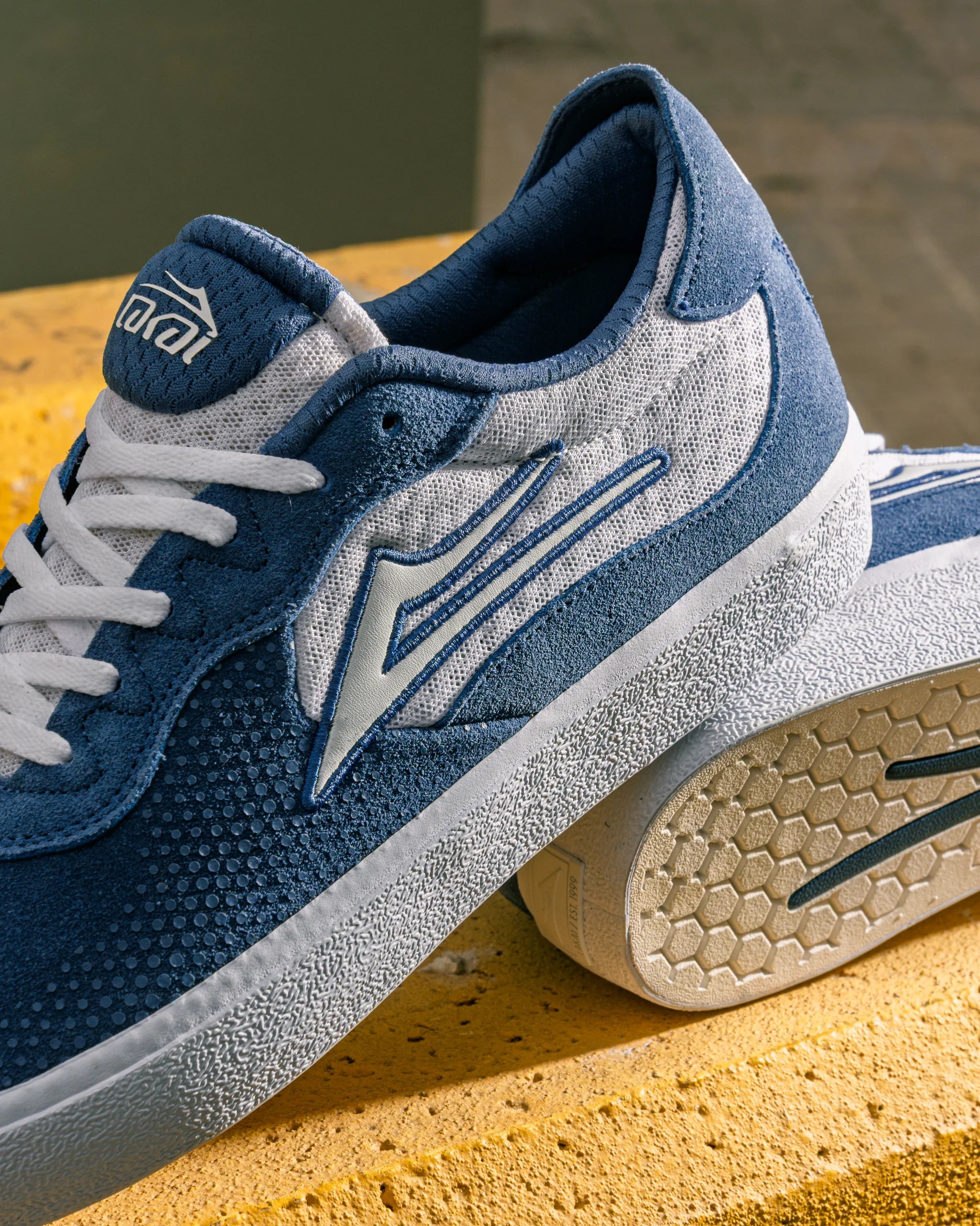 lakai-essex-skateschuh-light-navy-suede-wei image 8