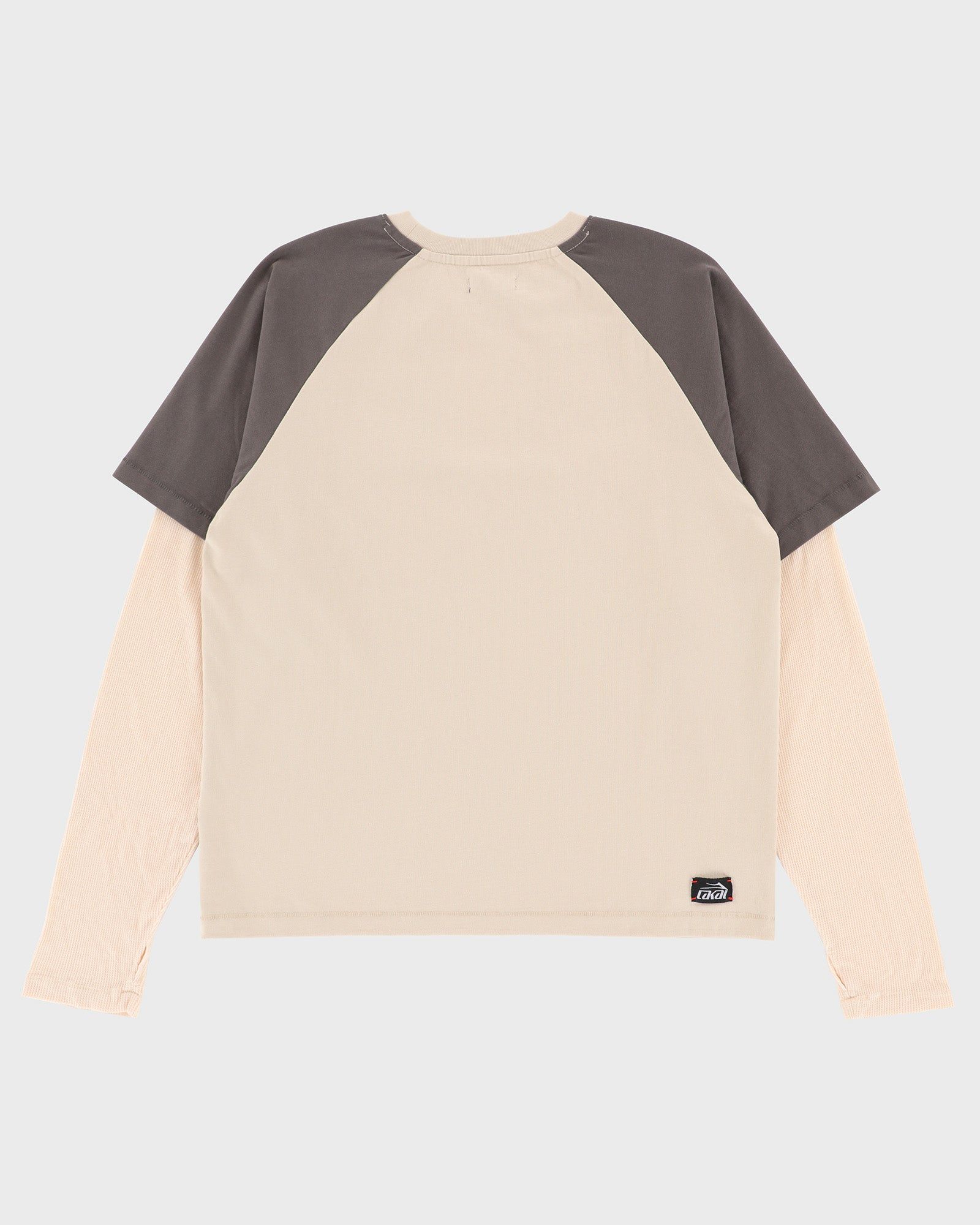 lakai-double-layer-raglan-longsleeve-brown image 2