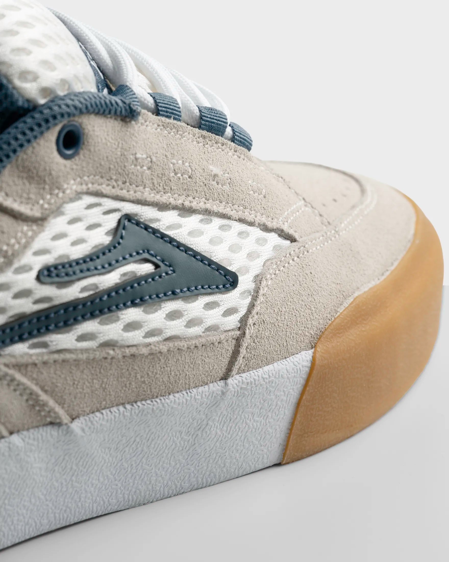 lakai-aran-skateschuh-white-suede-blue-gum image 4