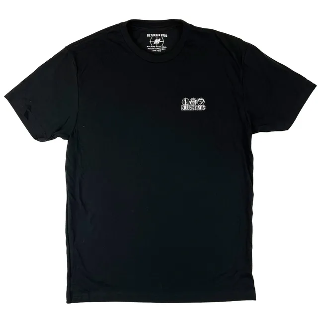187-killer-pads-embroidered-block-tee-t-shirt-schwarz image 1