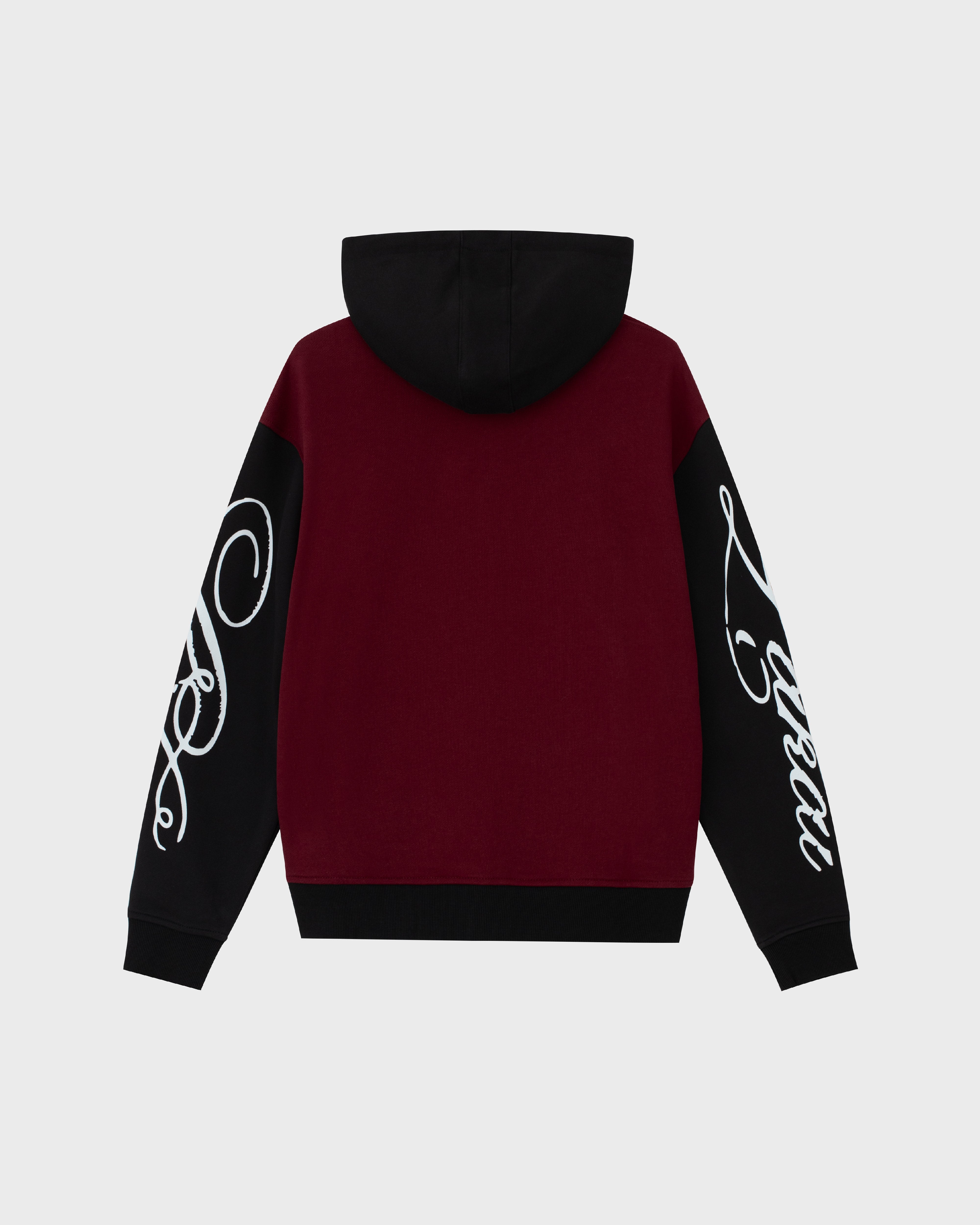 lakai-two-tone-zip-up-hoodie-red-dahlia-pirate-black image 2
