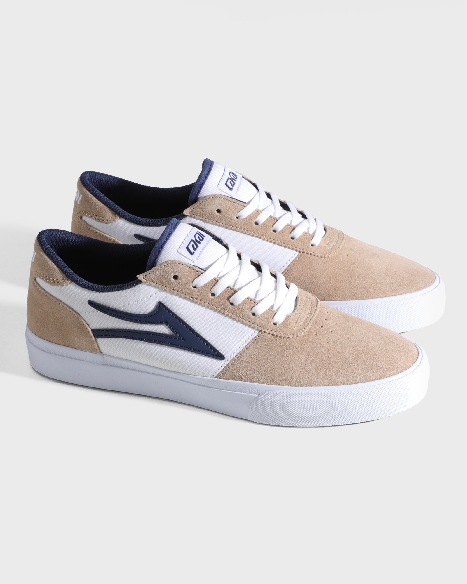 lakai-manchester-white-tan-navy-skateschuh image 2