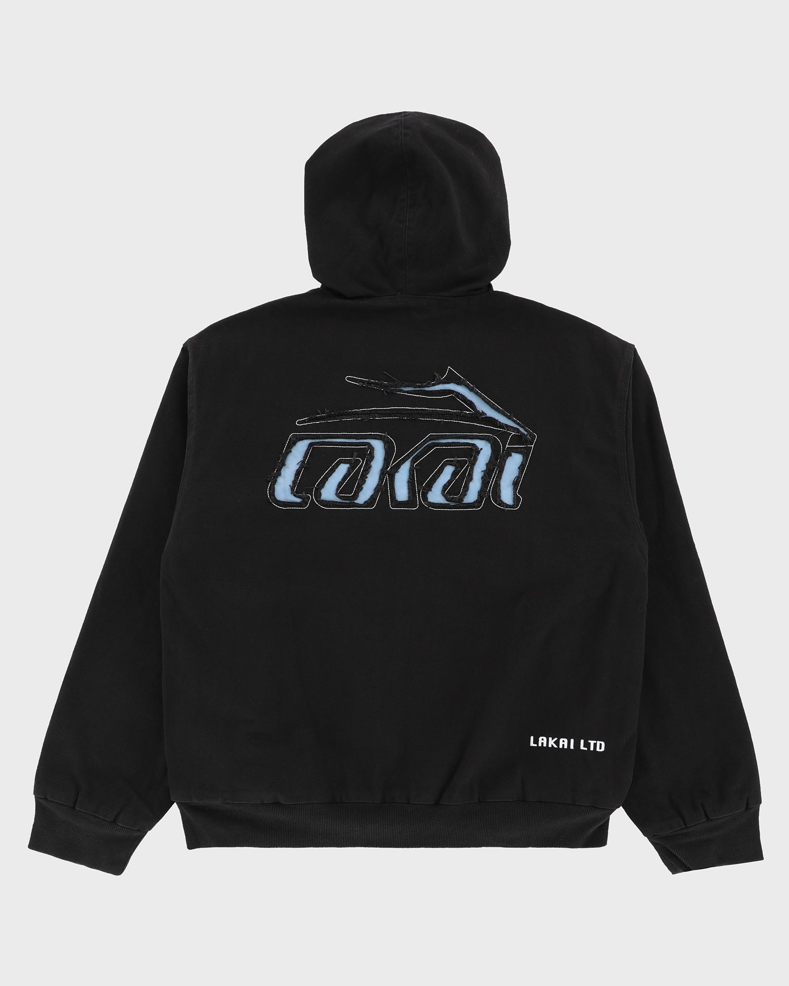 lakai-thermal-lined-black-canvas-zip-up-jacke image 2