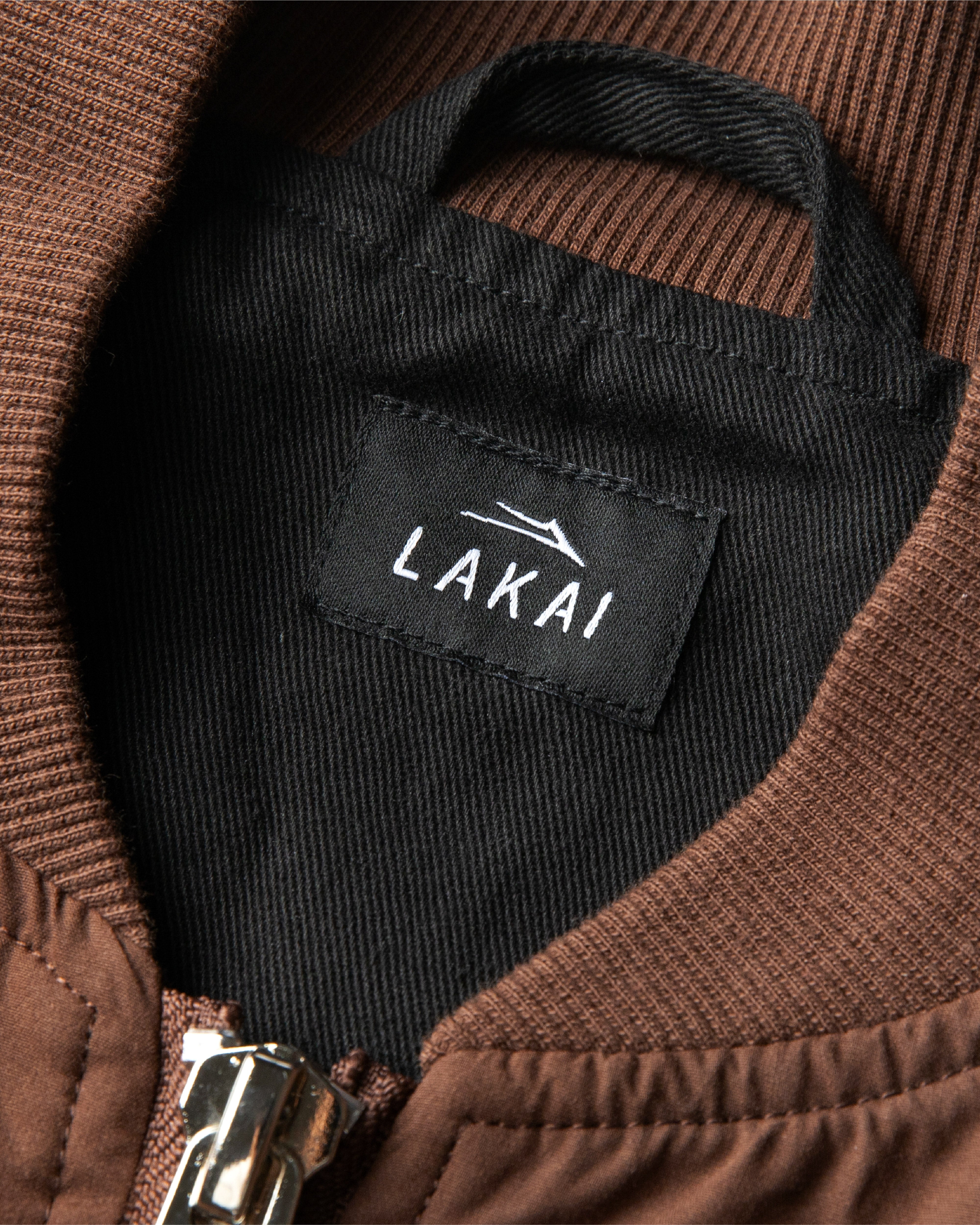 lakai-slashed-zip-bomber-jacket-brown-jacke image 3