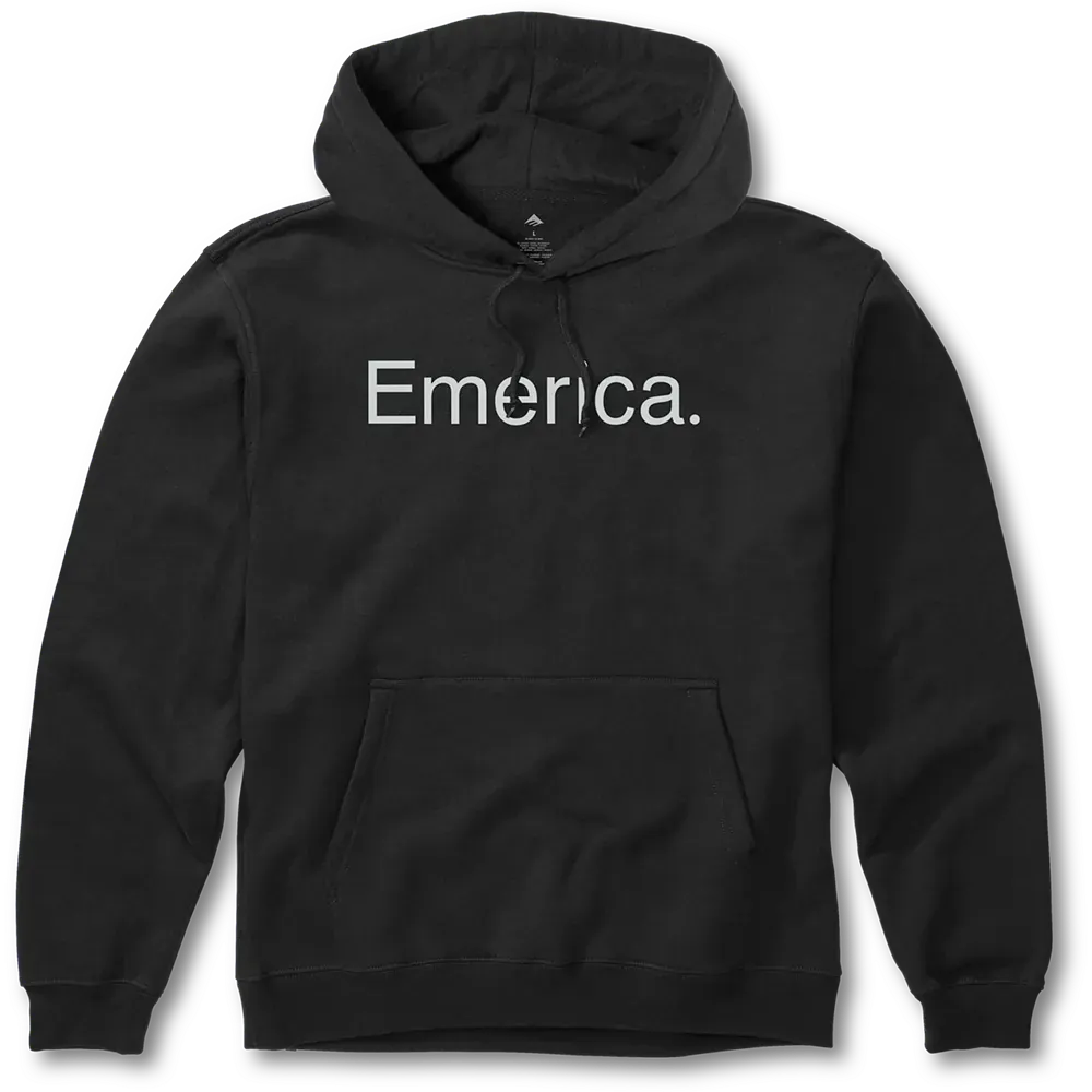 emerica-pure-logo-pullover-hoodie-schwarz image 1