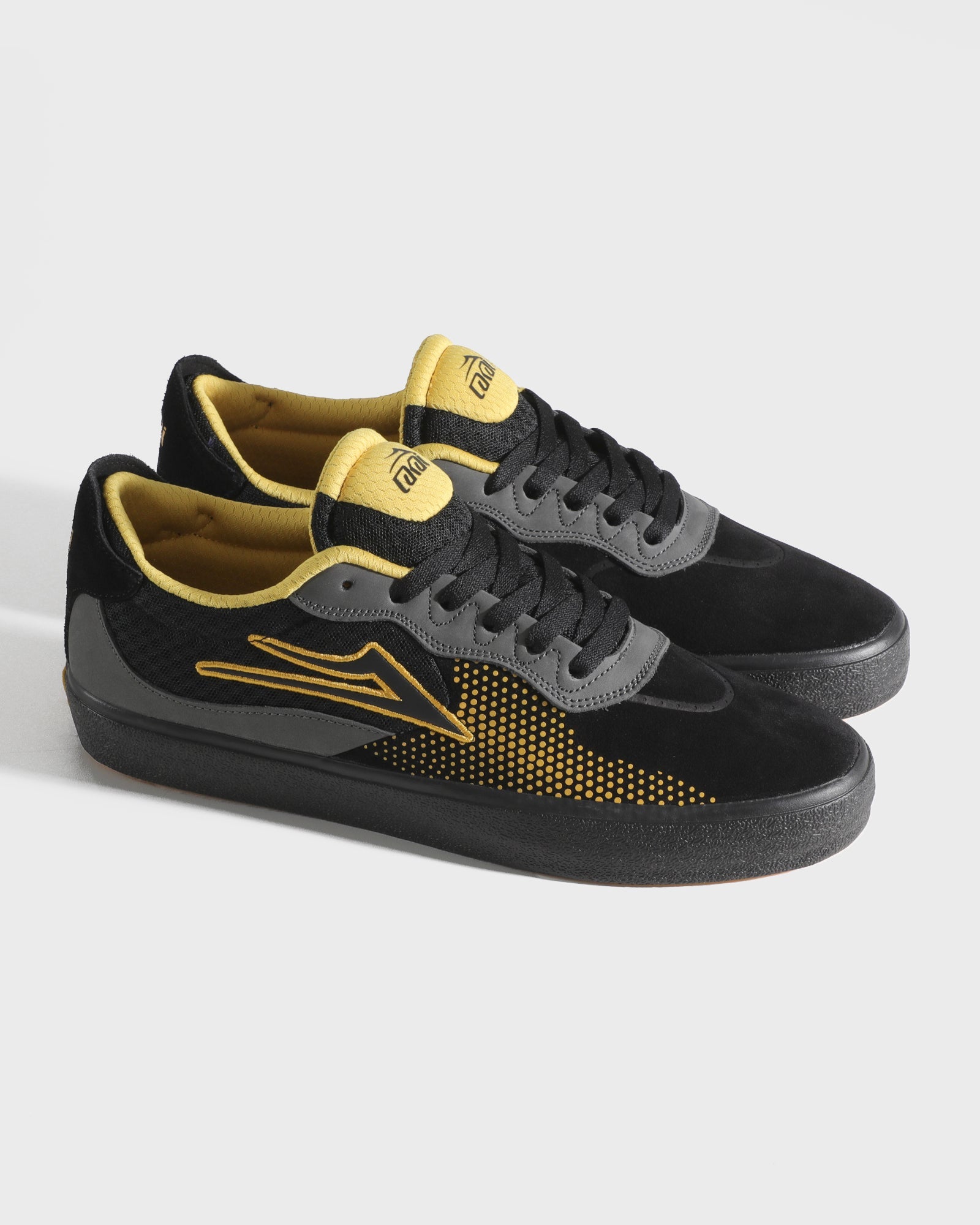 lakai-essex-skateschuh-black-yellow-gray image 2