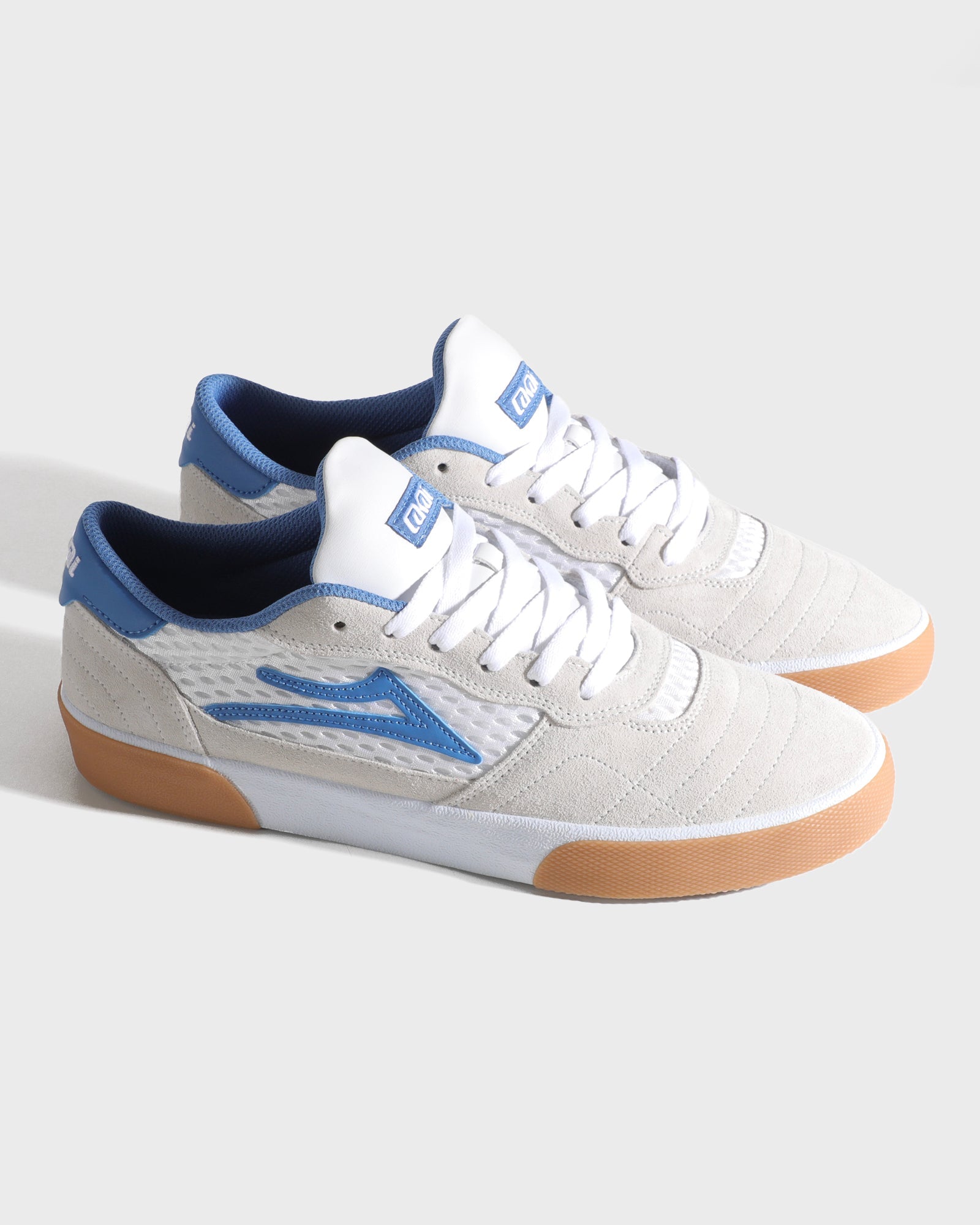 lakai-cambridge-skate-schuhe-white-suede-parisian-gum image 2