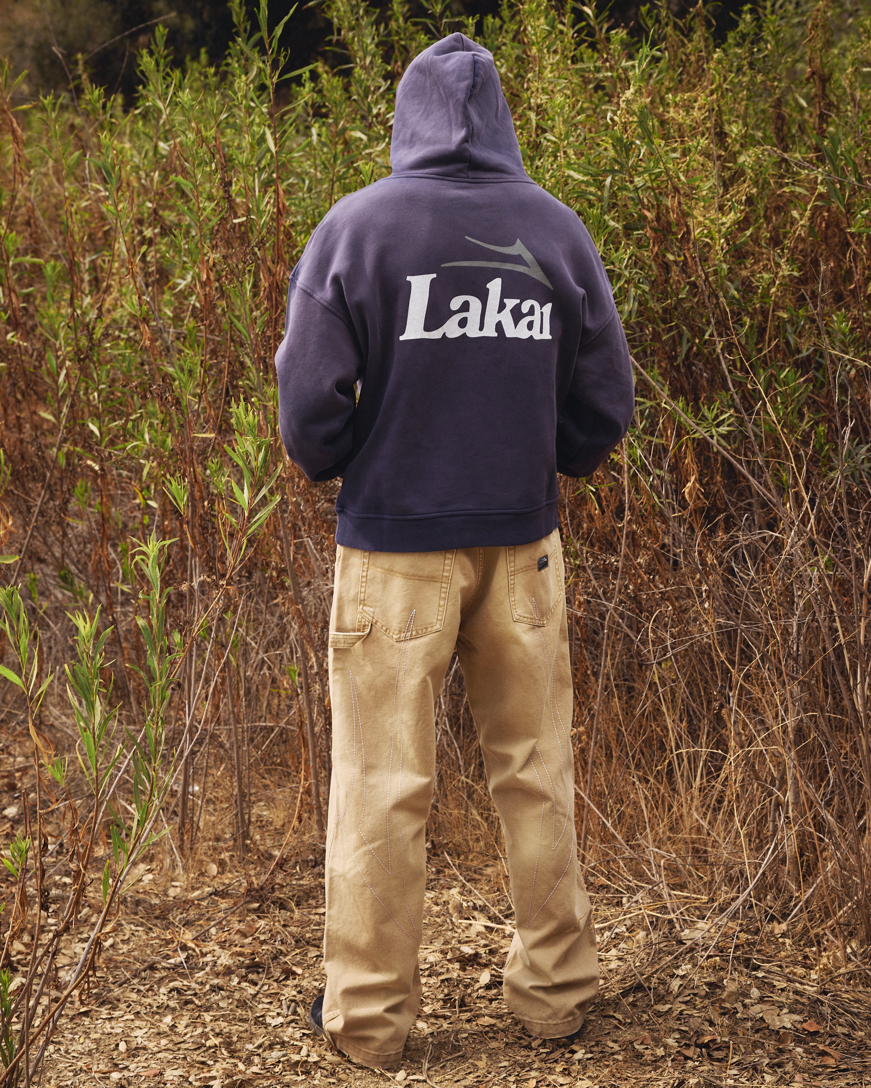 lakai-faded-wide-leg-carpenter-hose-khaki image 6