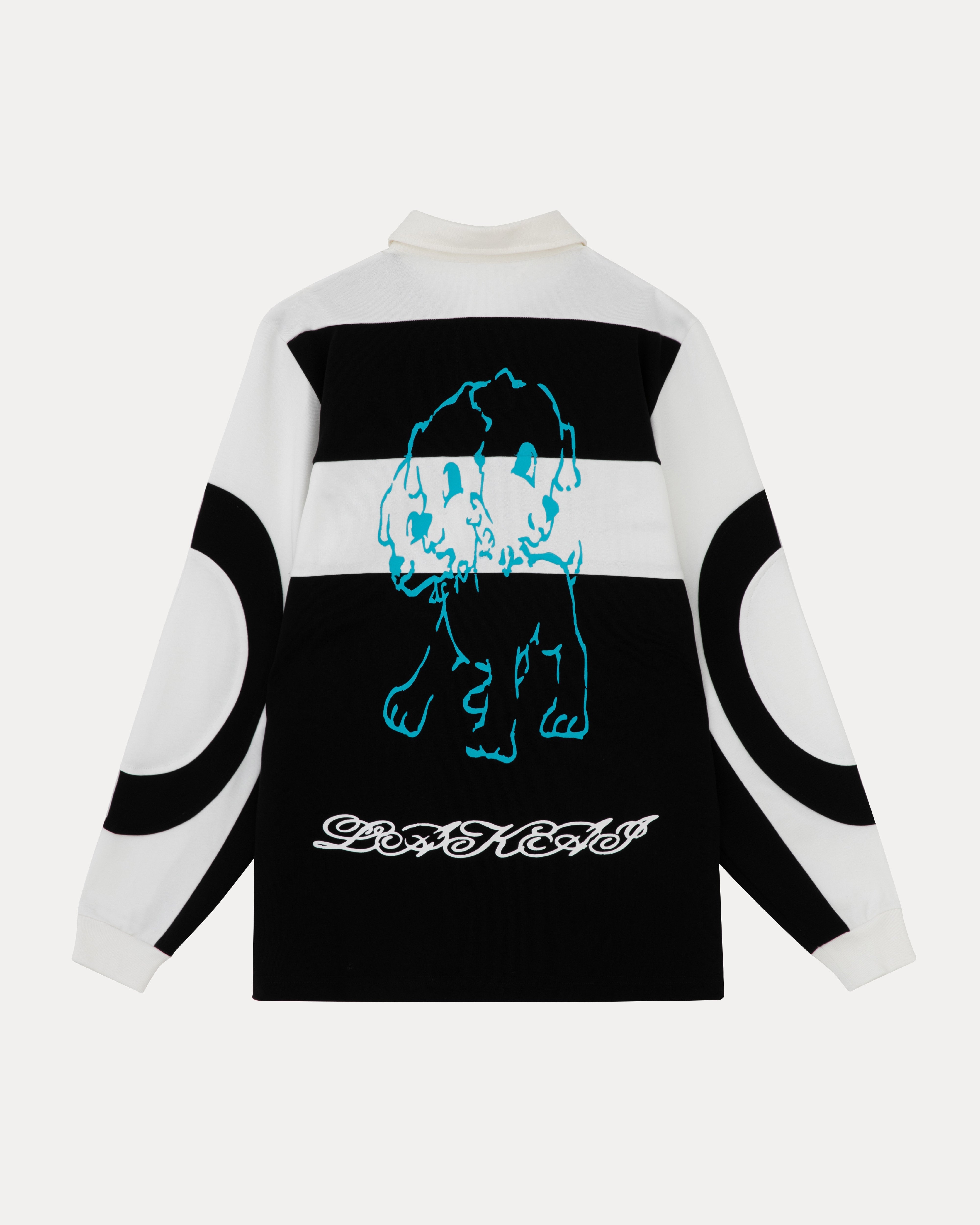lakai-vintage-rugby-jersey-black-white-langarmshirt image 2