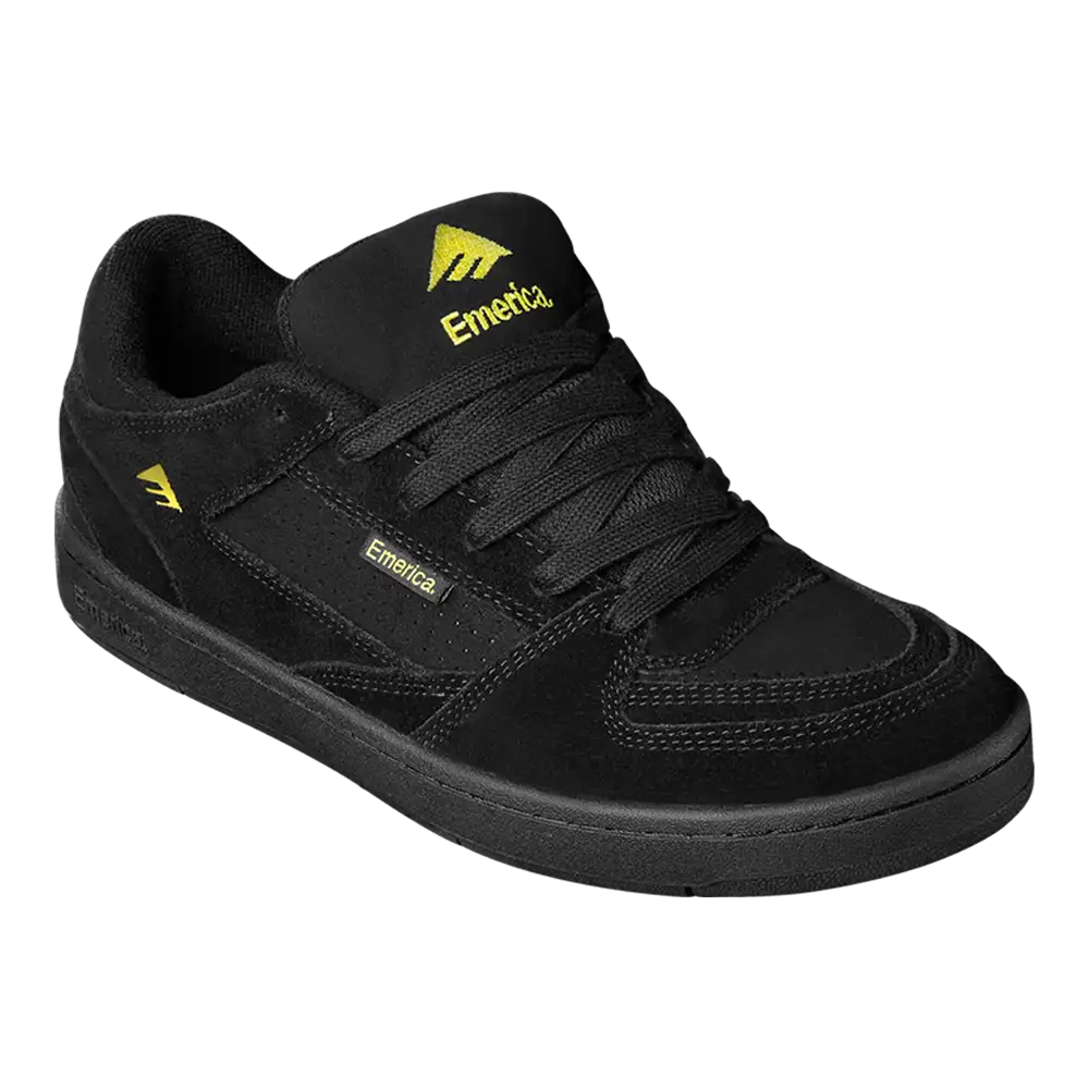 emerica-mute-skateschuh-black-yellow-black image 4