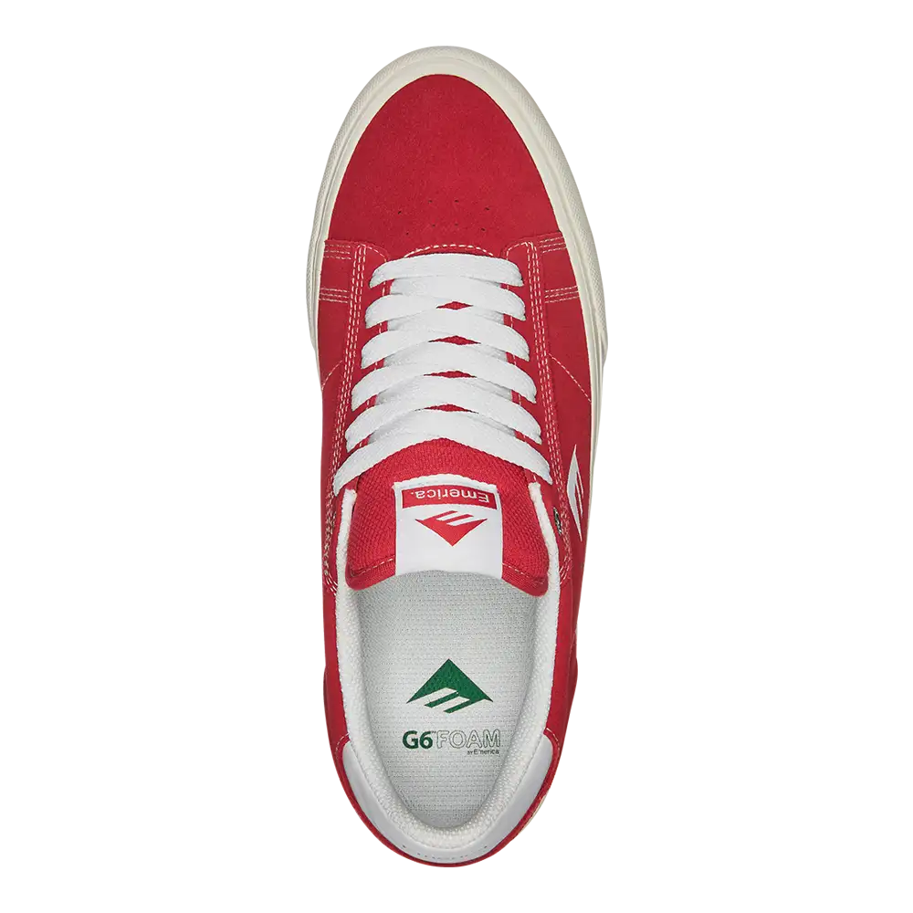 emerica-moca-lowtop-skateschuh-rot-suede image 3
