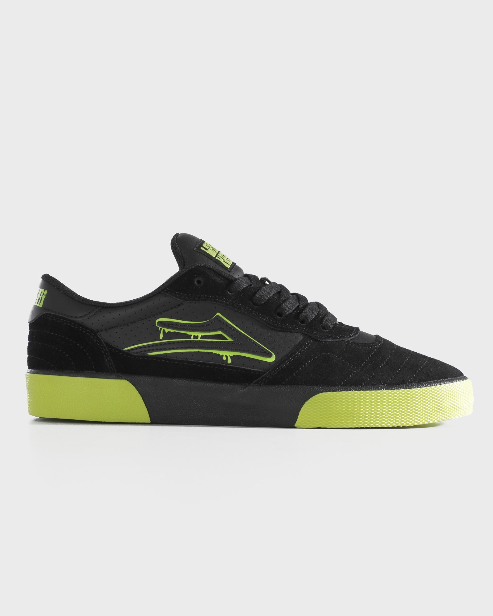 lakai-cambridge-lakai-x-haze-wheels-acid-lime-black-crystal-skate-sneaker image 1