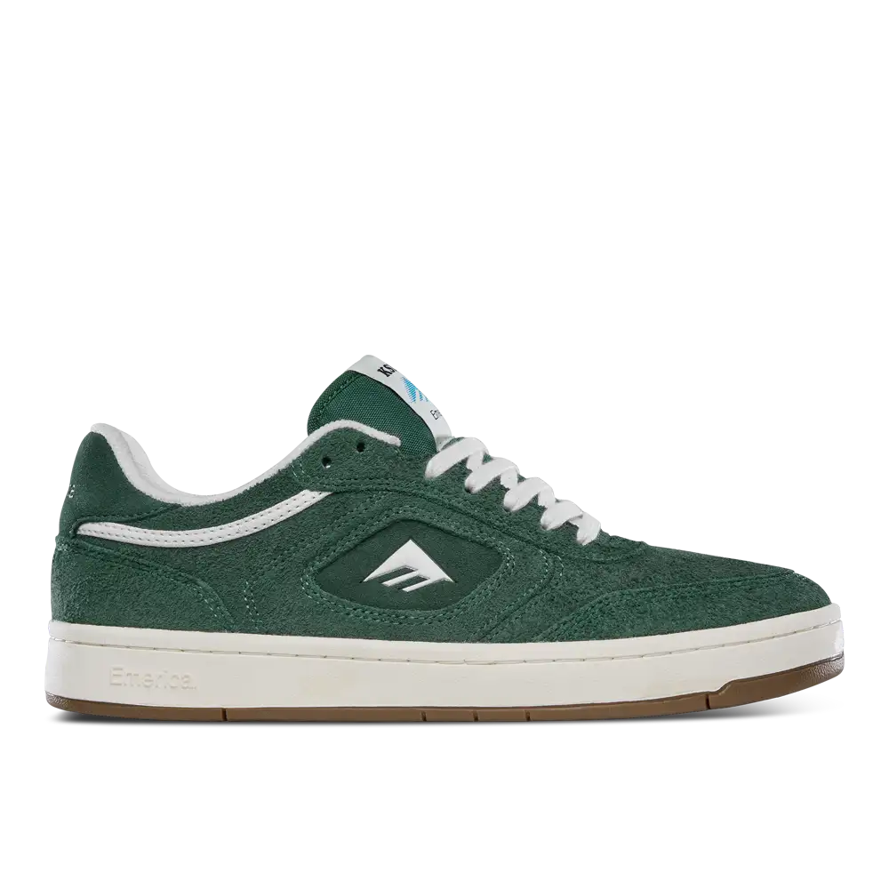 emerica-ksl-iii-pro-skate-schuh-hunter-green-hairy-suede image 1