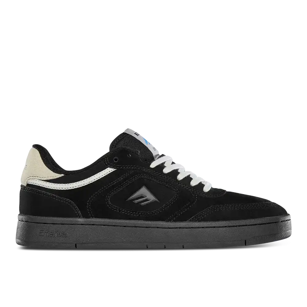 emerica-ksl-iii-skateschuhe-black-black-suede image 1