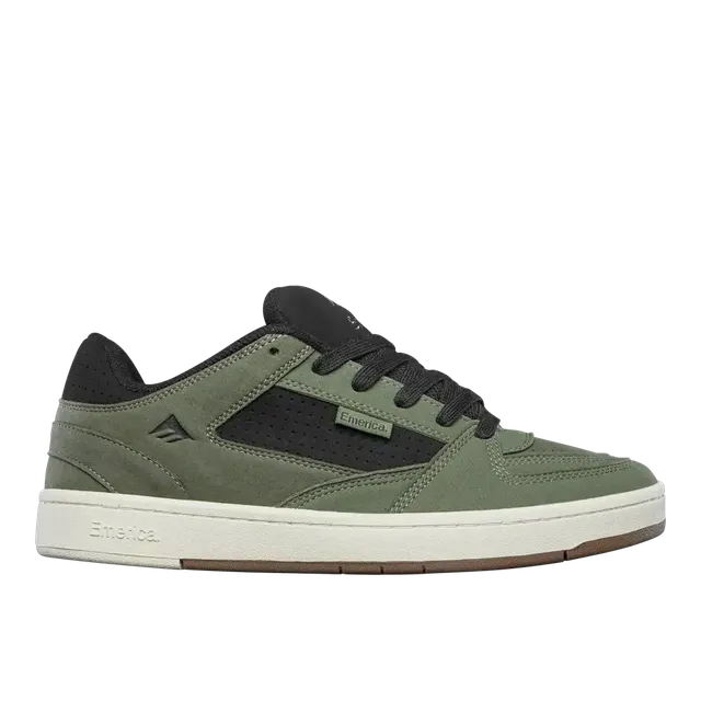 emerica-mute-skateschuh-black-olive-animal-friendly image 1