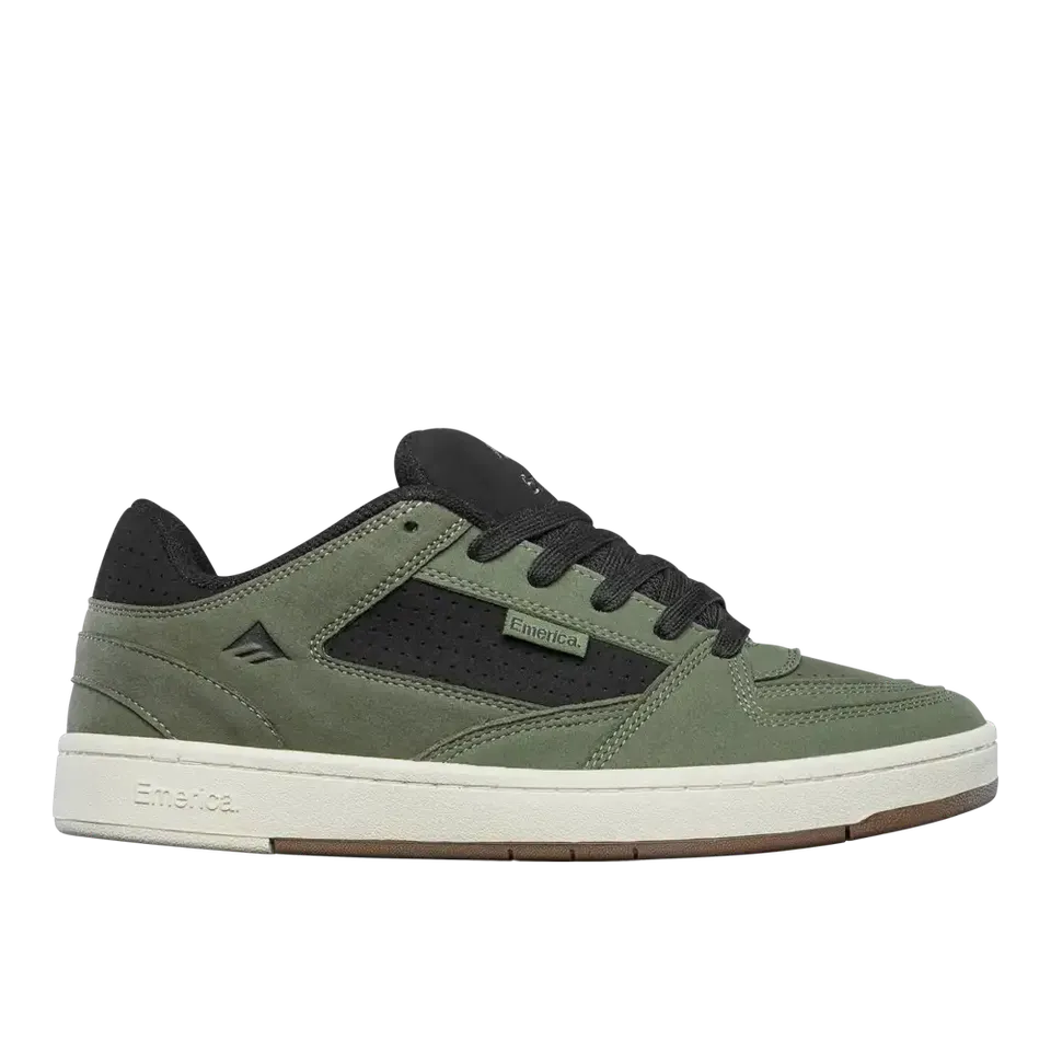 emerica-mute-skateschuh-black-olive-animal-friendly image 1
