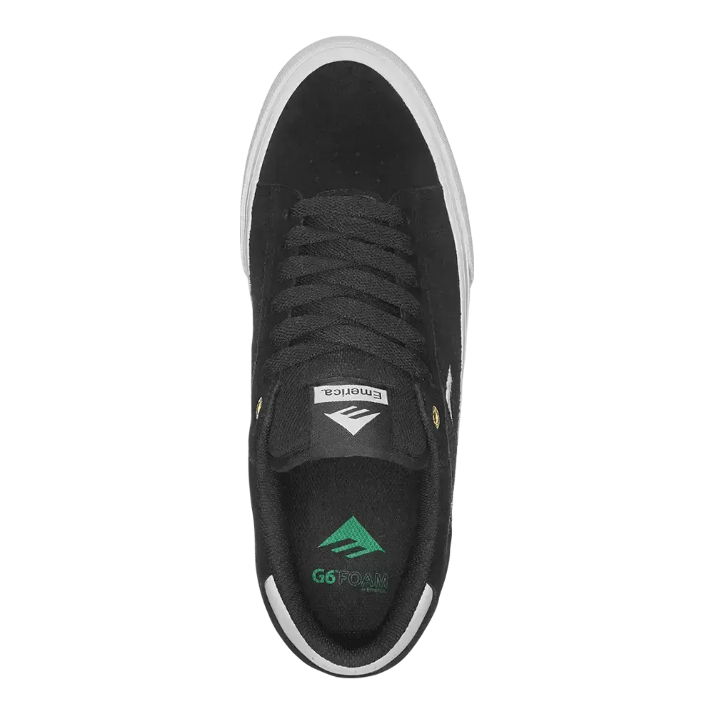 emerica-moca-lowtop-skateschuh-schwarz-suede image 3