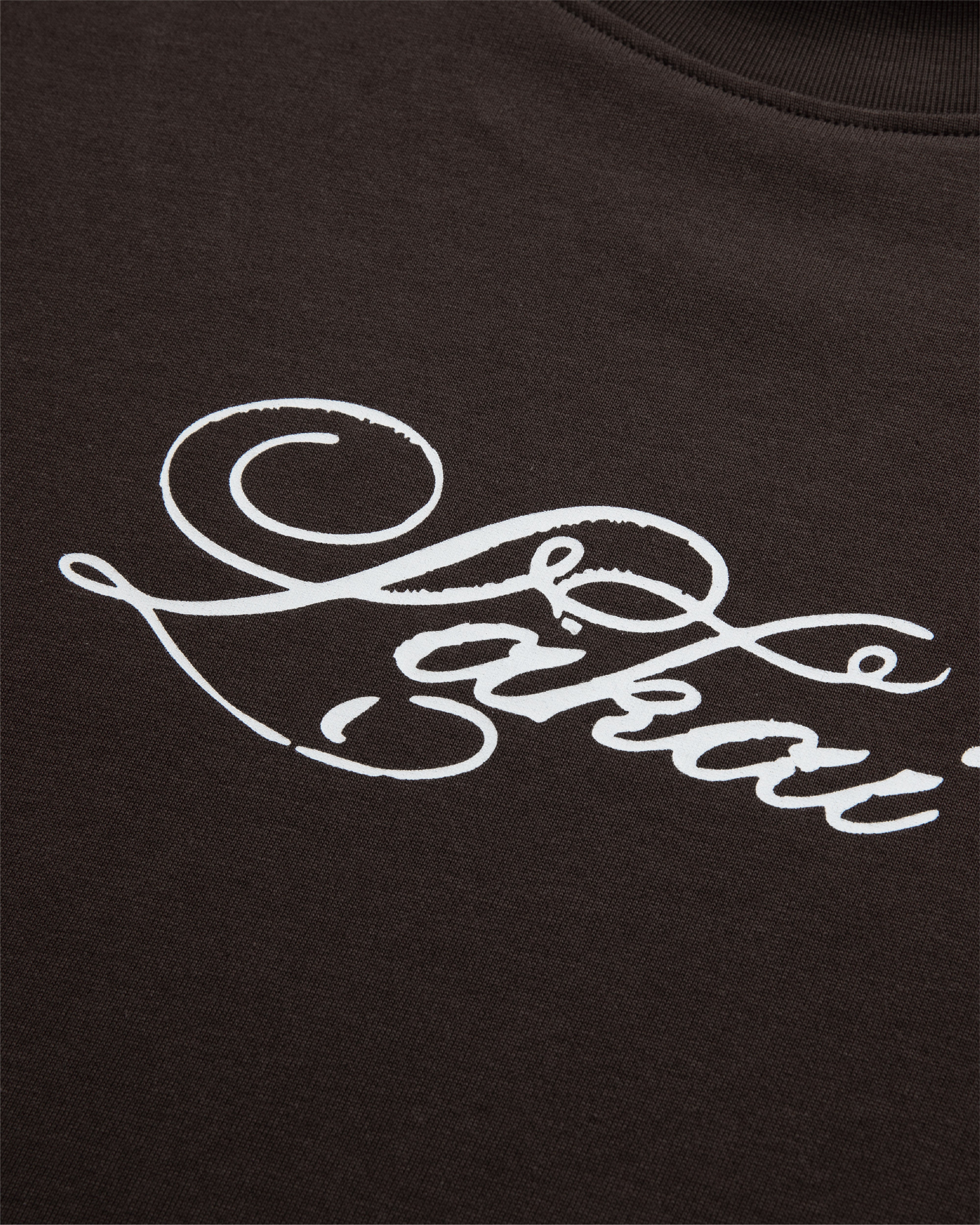 lakai-oversized-signature-t-shirt-dark-brown image 3