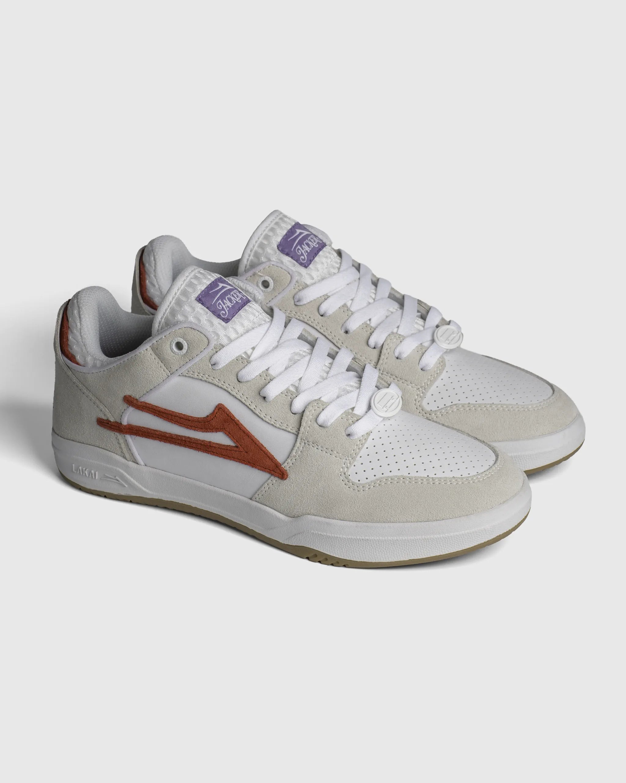 lakai-telford-low-elite-lakai-x-jacker-white-suede-skateschuh image 2
