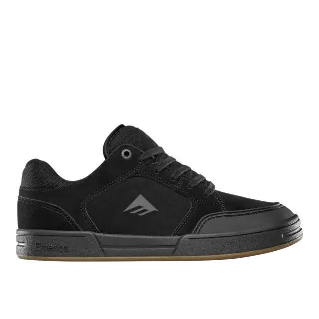 emerica-heritic-skateschuh-schwarz-schwarz-gum-mit-tpr-zehenkappe-und-cupsole image 1
