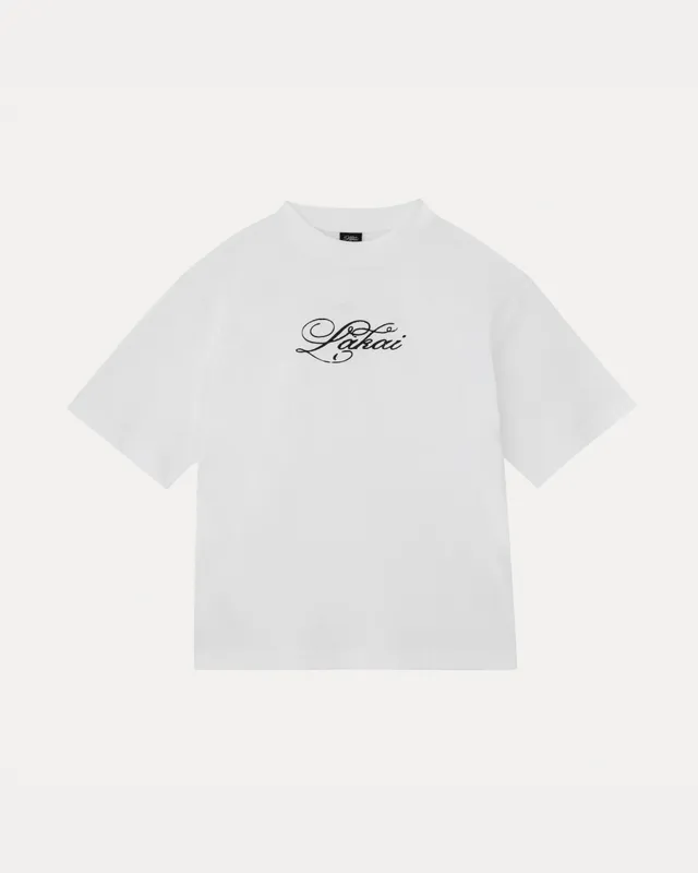 lakai-oversized-signature-tee-white-t-shirt image 1