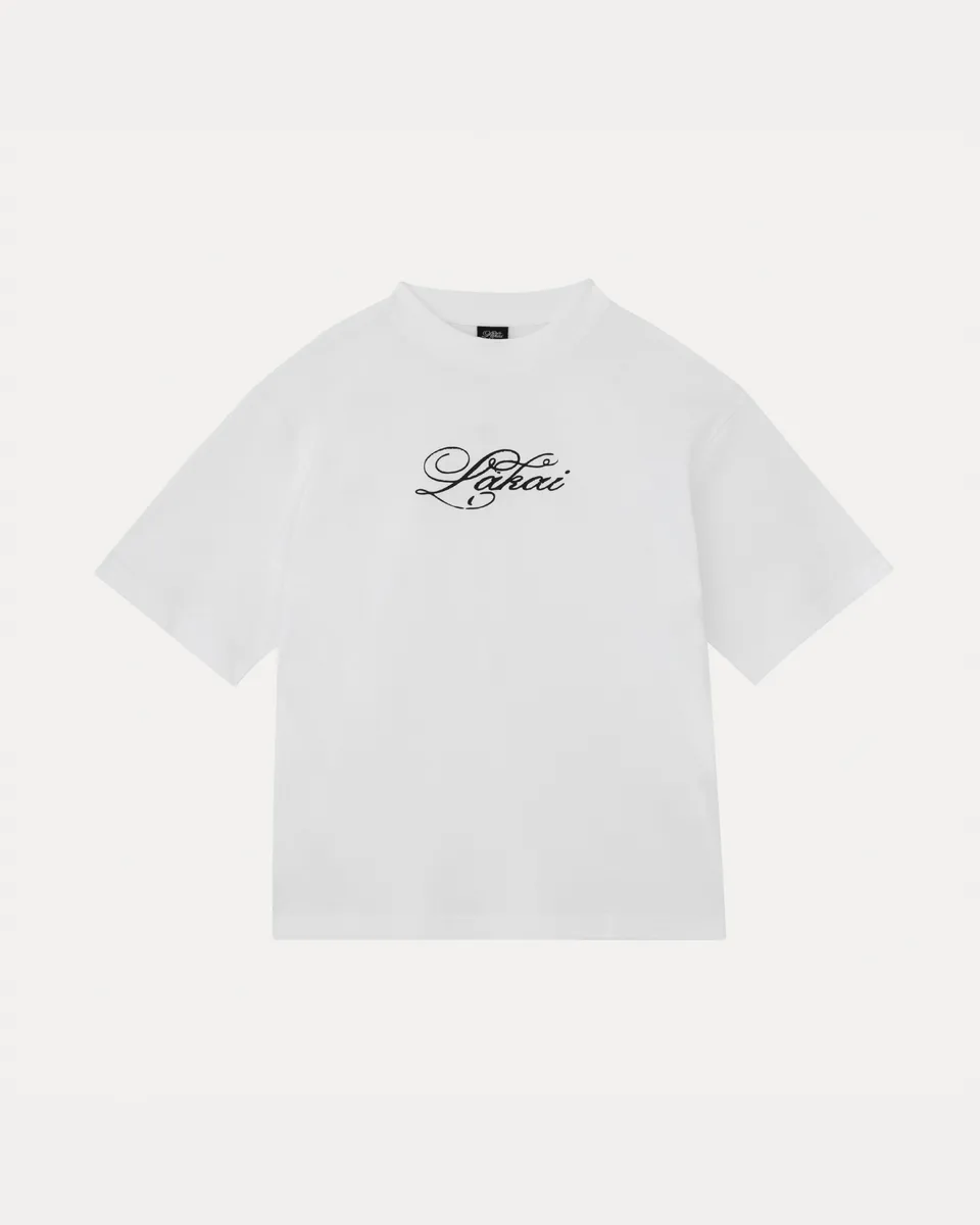 lakai-oversized-signature-tee-white-t-shirt image 1