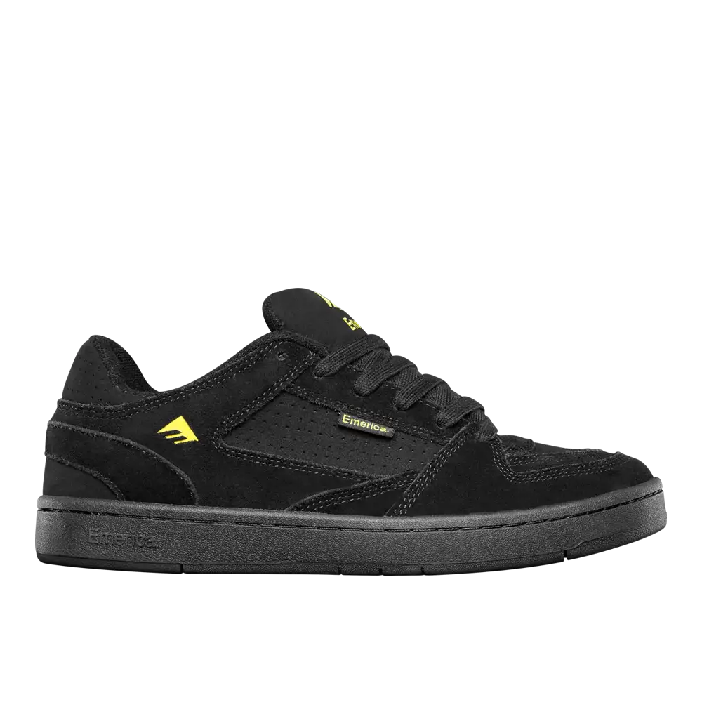 emerica-mute-skateschuh-black-yellow-black image 1