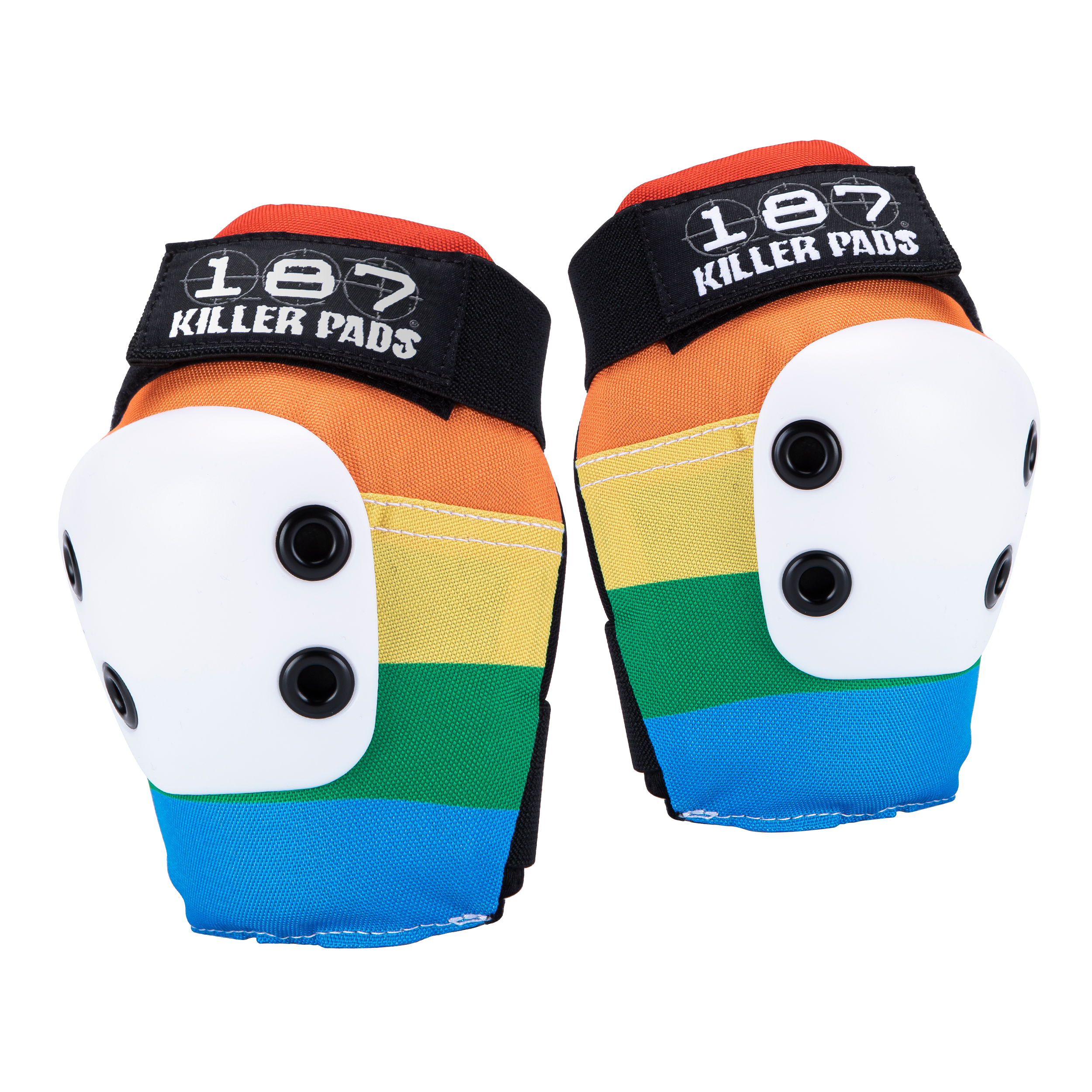 187-killer-pads-slim-ellbogenschoner-rainbow image 1