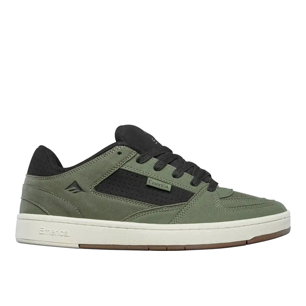 emerica-mute-skateschuh-black-olive-animal-friendly image 1