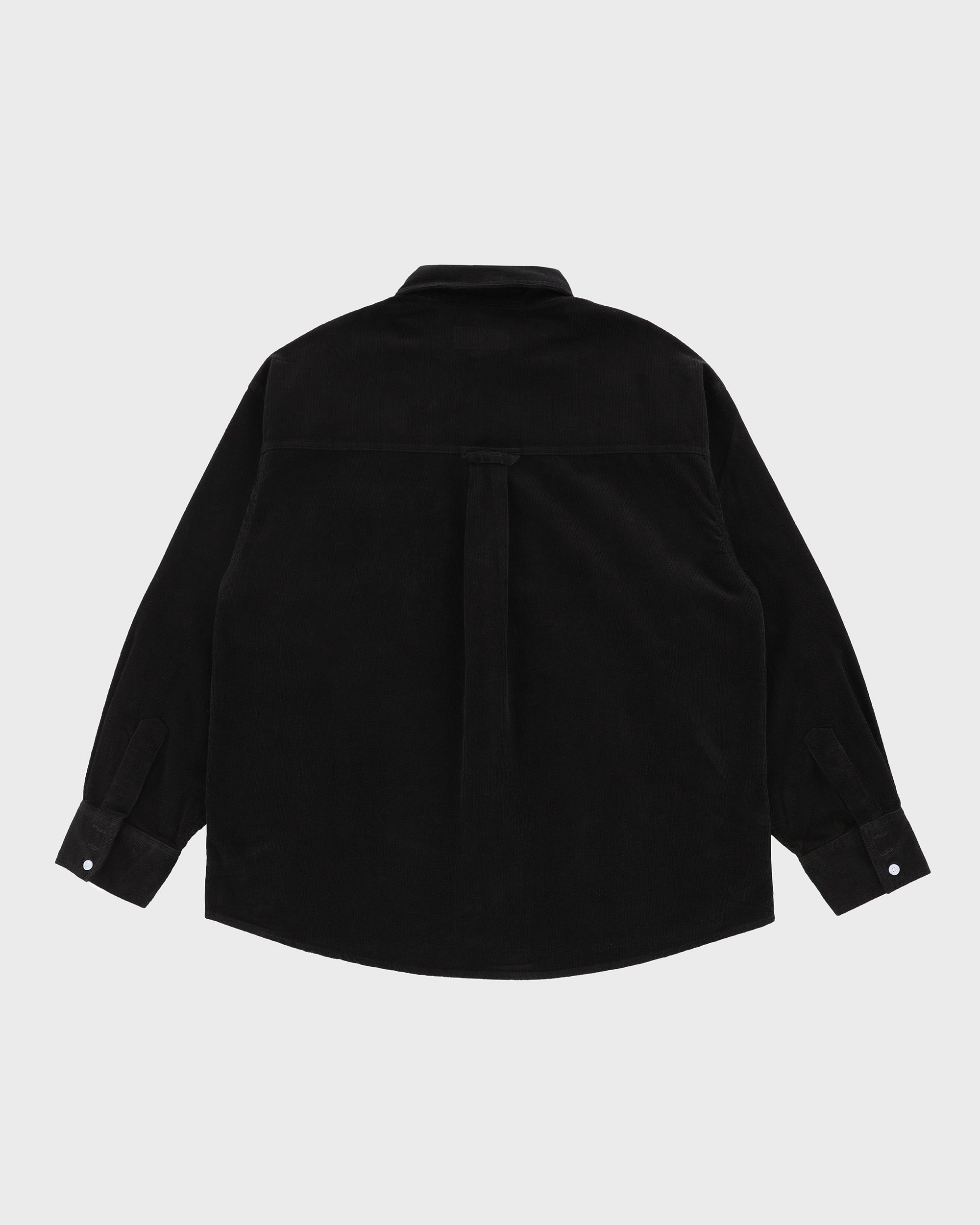 lakai-stacked-placket-corduroy-hemd-premium-black image 3