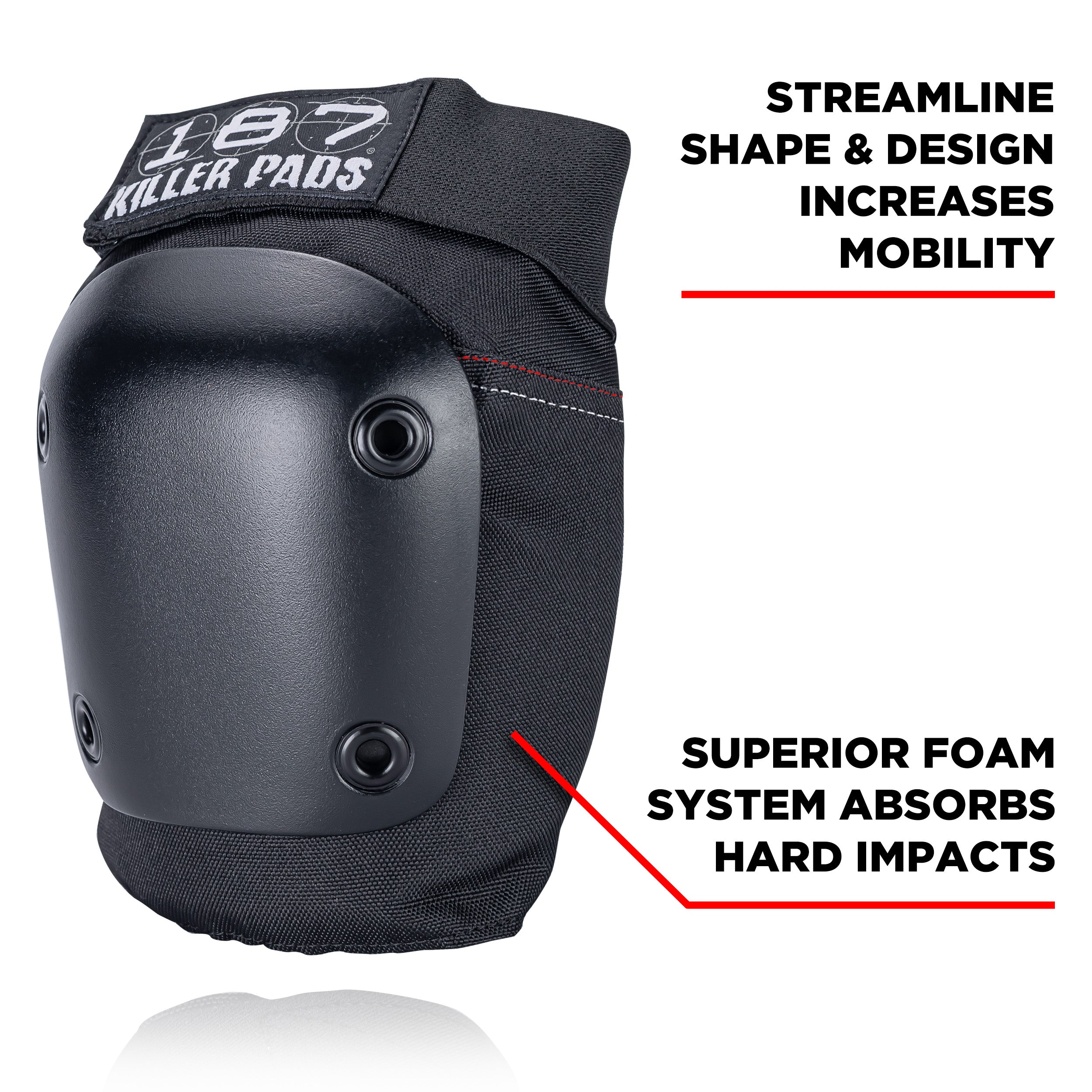 187-killer-pads-fly-knee-pad-schwarz image 3