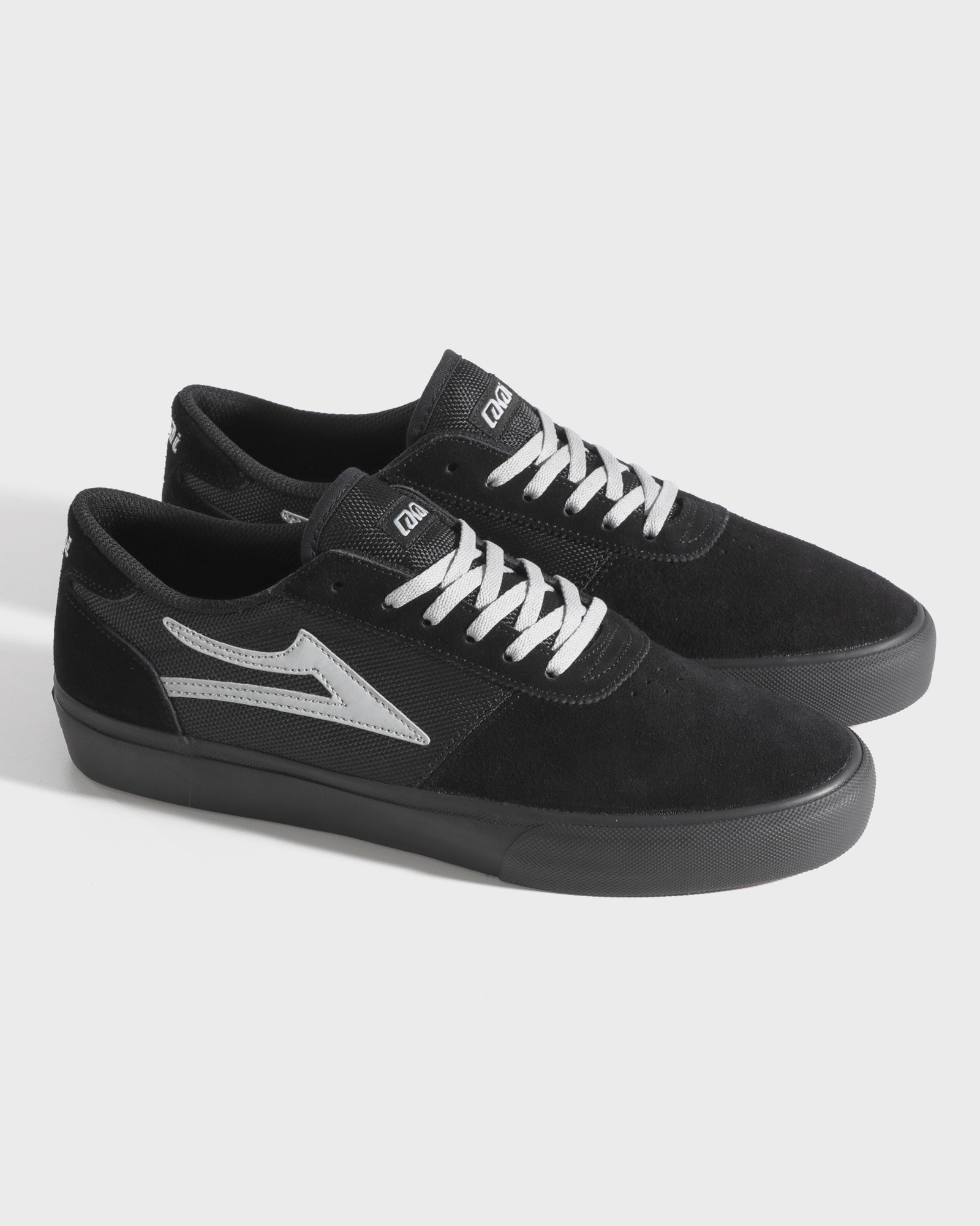 lakai-manchester-skate-schuh-black-black-suede image 2